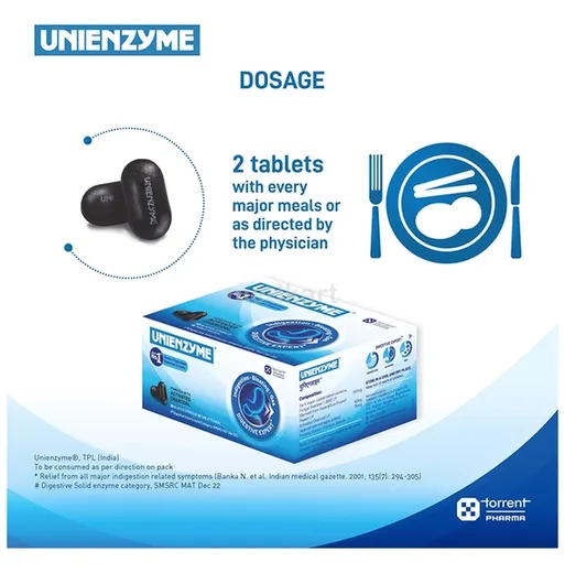 unienzyme tablet 15's